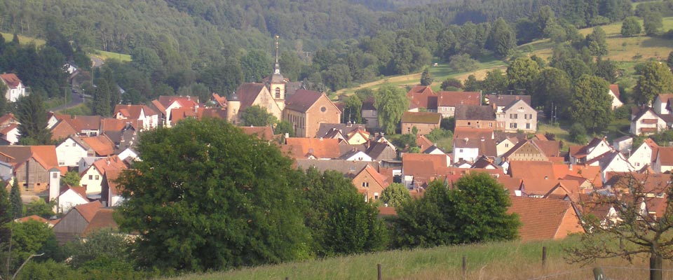 Ortsansicht Wiesen Haus Schönblick